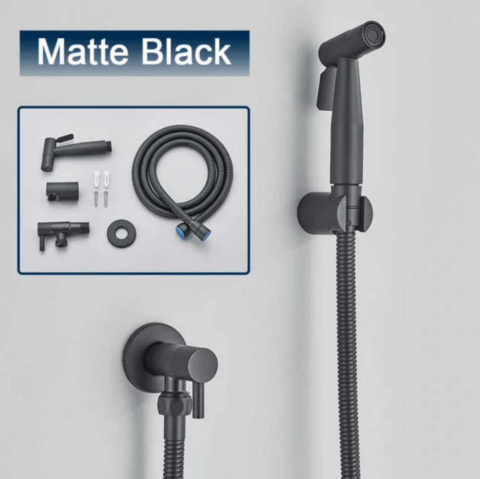 Toilet Bidet Sprayer with Adjustable Water Pressure for Hygienic Bathroom Cleaning