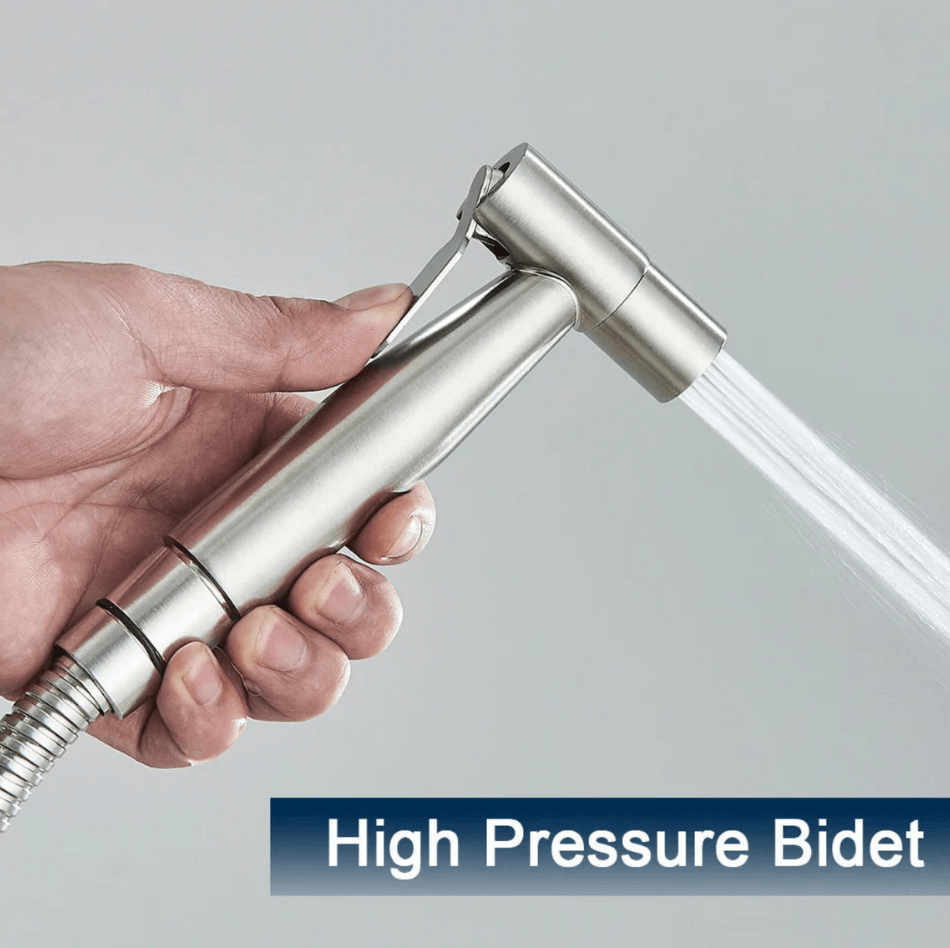 Toilet Bidet Sprayer with Adjustable Water Pressure for Hygienic Bathroom Cleaning
