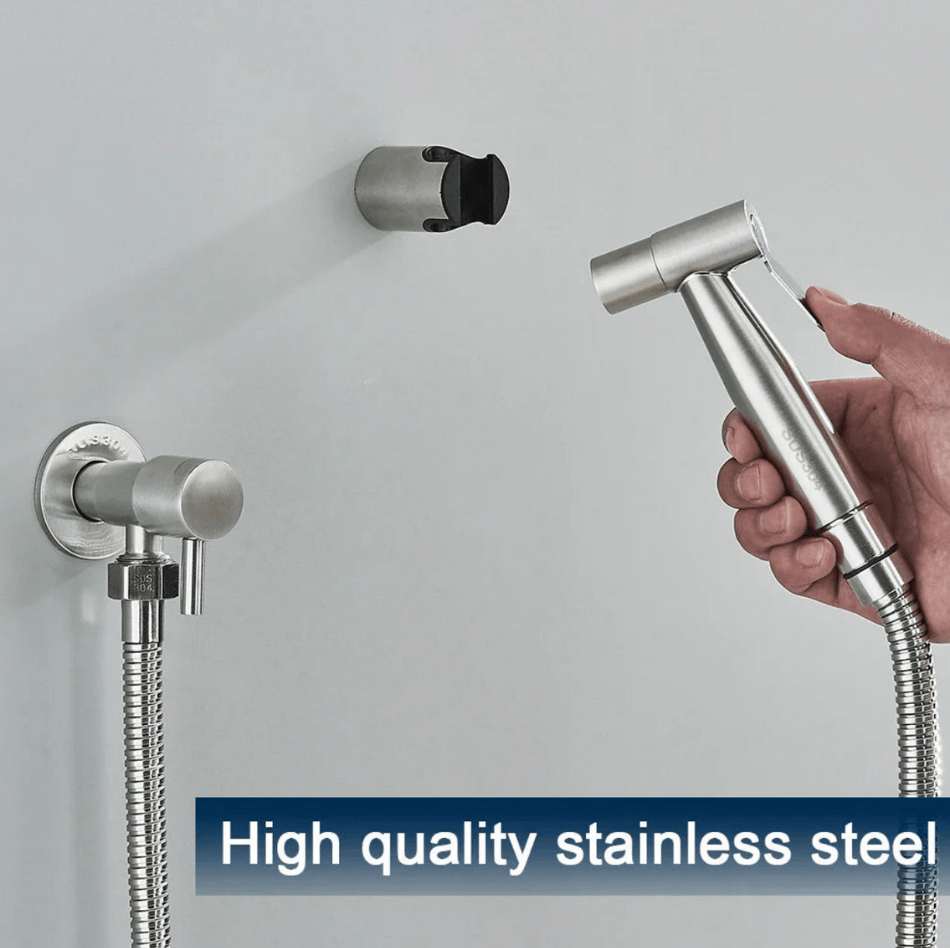 Toilet Bidet Sprayer with Adjustable Water Pressure for Hygienic Bathroom Cleaning