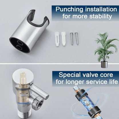 Toilet Bidet Sprayer with Adjustable Water Pressure for Hygienic Bathroom Cleaning