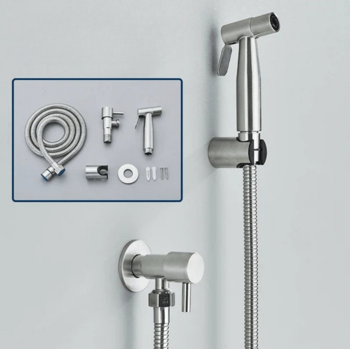 Toilet Bidet Sprayer with Adjustable Water Pressure for Hygienic Bathroom Cleaning