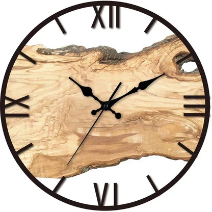 Transparent Acrylic Wall Clock with Clear Dial and Silent Movement
