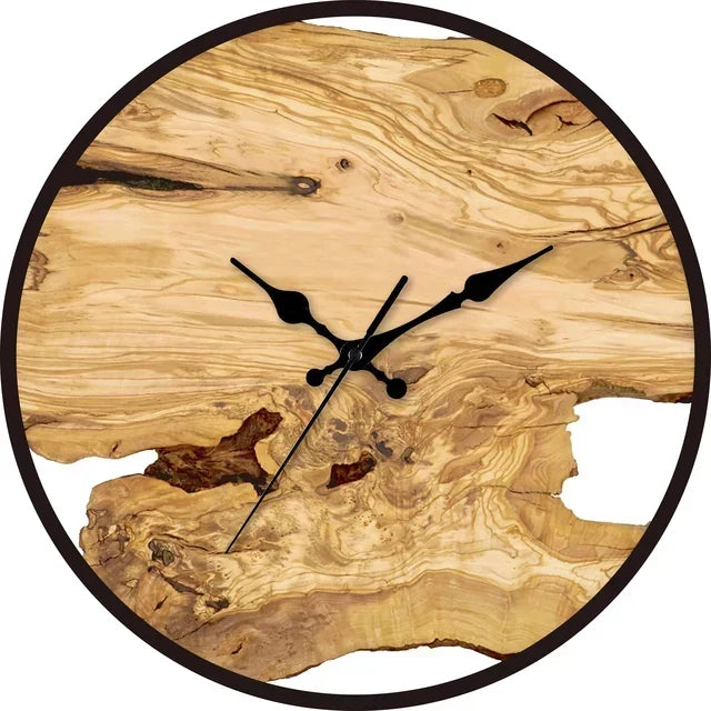 Transparent Acrylic Wall Clock with Clear Dial and Silent Movement