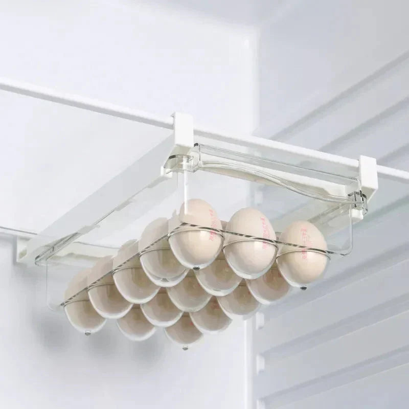 Transparent Refrigerator Drawer Organiser for Fresh Food Storage