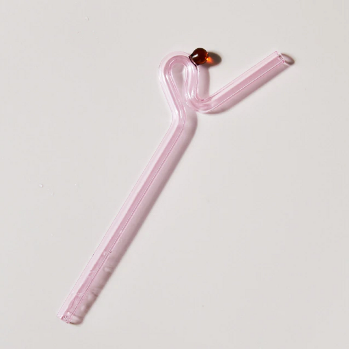 Twisted Borosilicate Glass Drinking Straws with Reusable Design