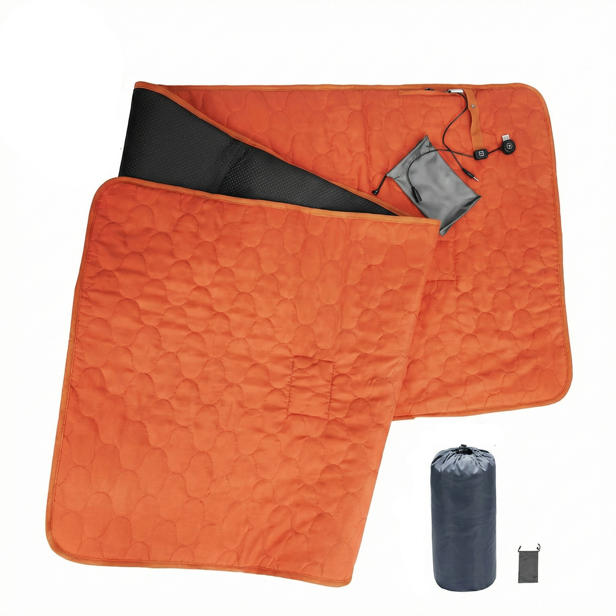 USB Heated Yoga Mat with Five Heating Zones and Adjustable Temperature