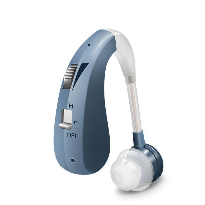 USB Rechargeable Bluetooth Hearing Aid with Noise Suppression