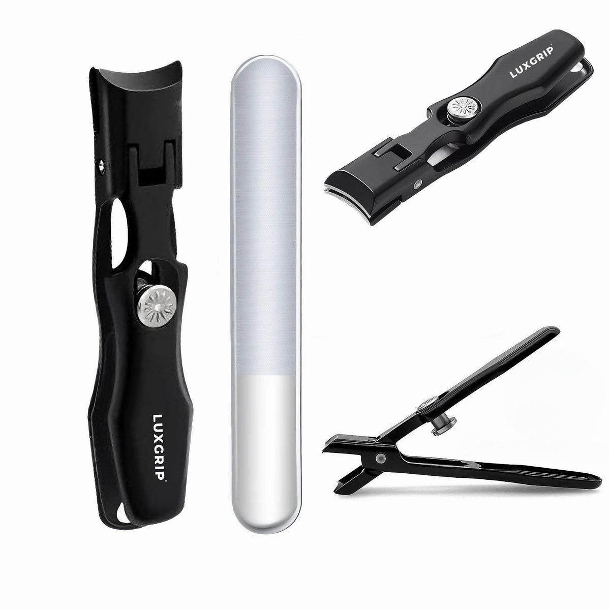 Ultra-Sharp Nail Clippers with Nail Catcher and Ergonomic Long Handles