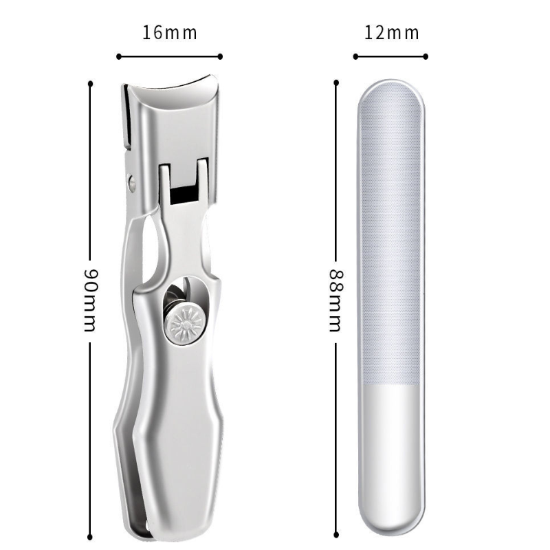 Ultra-Sharp Nail Clippers with Nail Catcher and Ergonomic Long Handles