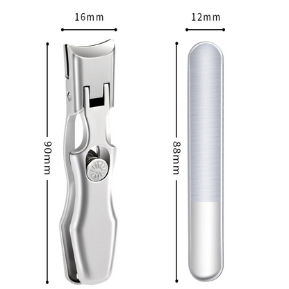 Ultra-Sharp Nail Clippers with Nail Catcher and Ergonomic Long Handles