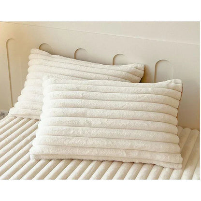 Ultra-Soft Ribbed Fitted Sheet with Secure Mattress Fit