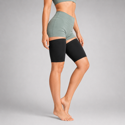 Ultra Thin Thigh Compression Sleeve for Discreet Support and Sports
