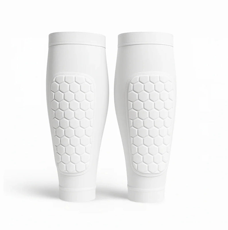 Unisex Padded Leg Guards with Breathable Compression for Sports