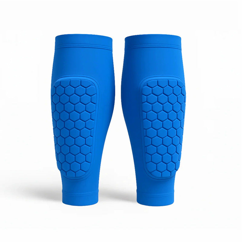 Unisex Padded Leg Guards with Breathable Compression for Sports