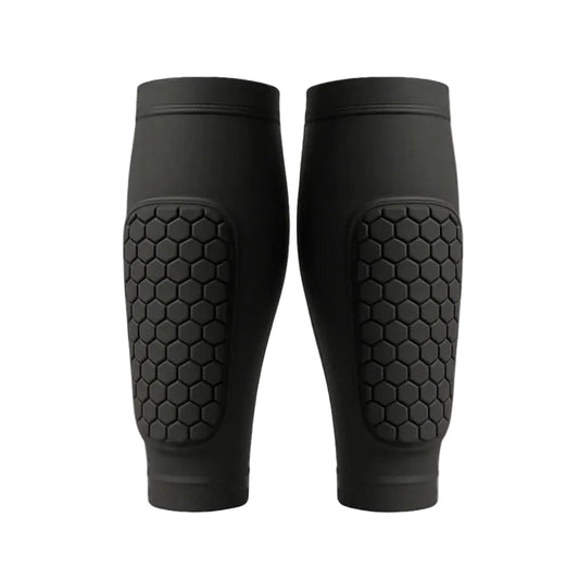 Unisex Padded Leg Guards with Breathable Compression for Sports