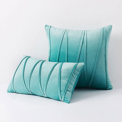 Velvet Cushion Covers with Elegant Design and Zip Closure