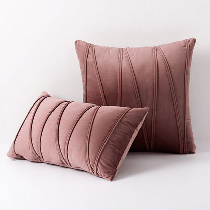 Velvet Cushion Covers with Elegant Design and Zip Closure