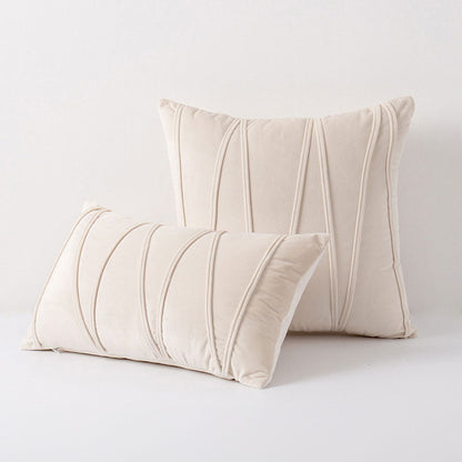 Velvet Cushion Covers with Elegant Design and Zip Closure