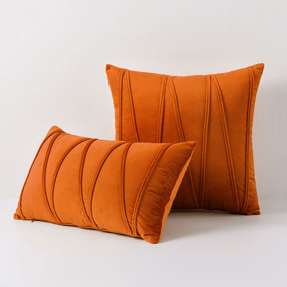 Velvet Cushion Covers with Elegant Design and Zip Closure
