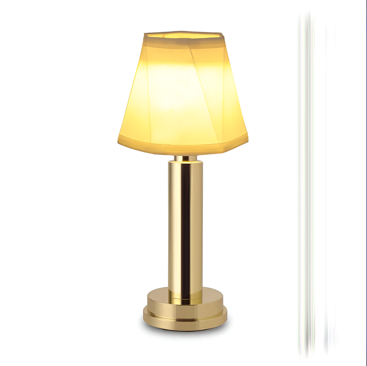 Vintage Flare Dimmable Table Lamp with Fabric Shade