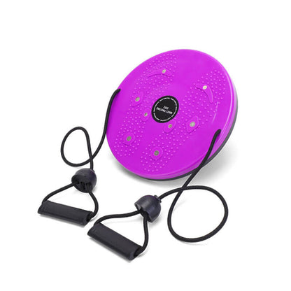 Waist Twister Exercise Board with Grip Straps for Home Workouts