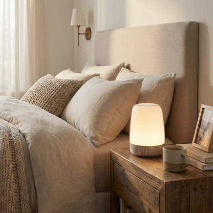 Wake-Up Light Alarm Clock with Sunrise Simulation and Dimmable LED