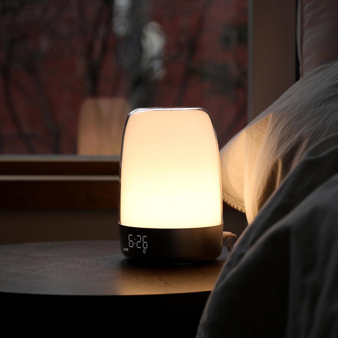 Wake-Up Light Alarm Clock with Sunrise Simulation and Dimmable LED