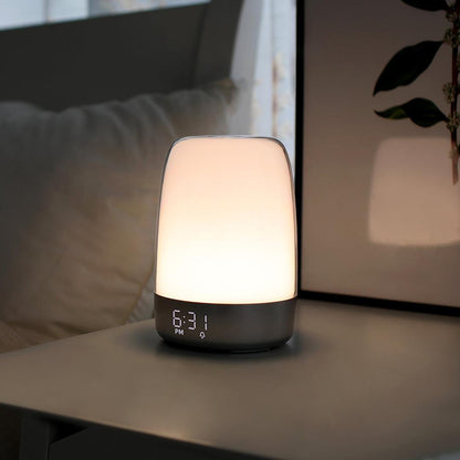 Wake-Up Light Alarm Clock with Sunrise Simulation and Dimmable LED