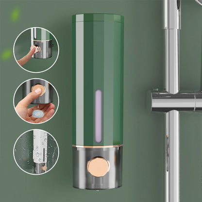 Wall-Mounted Shower Soap Dispenser 450ml with Self-Adhesive Installation