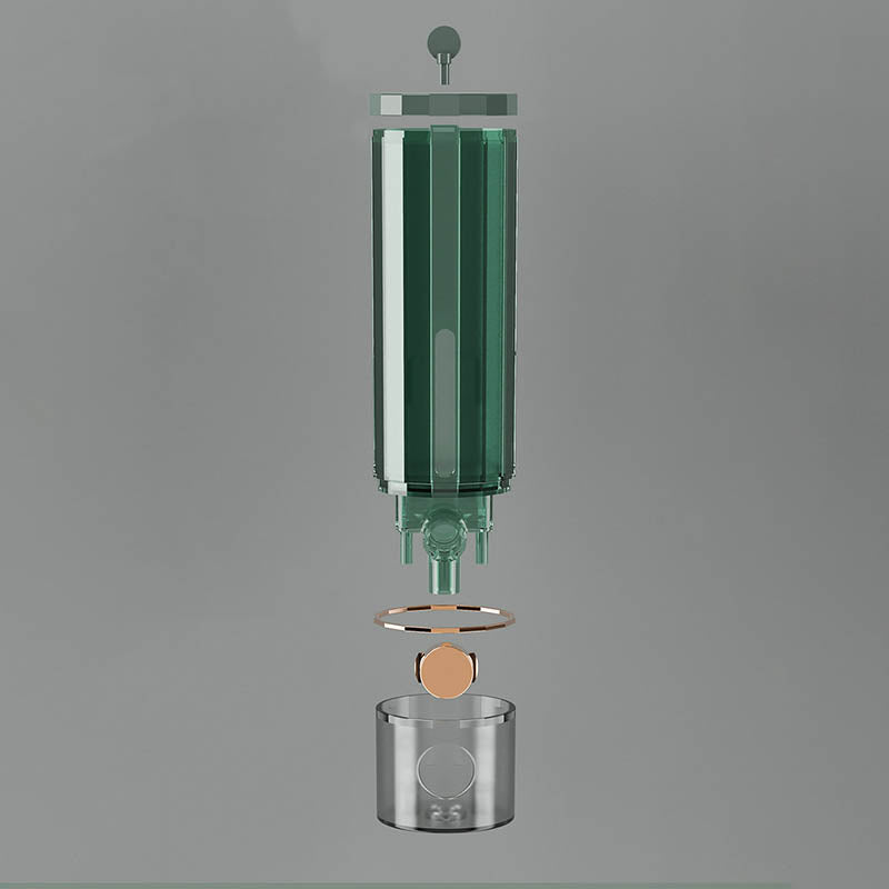 Wall-Mounted Shower Soap Dispenser 450ml with Self-Adhesive Installation