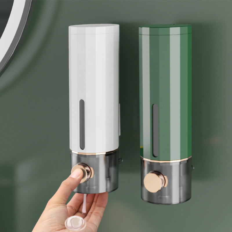 Wall-Mounted Shower Soap Dispenser 450ml with Self-Adhesive Installation