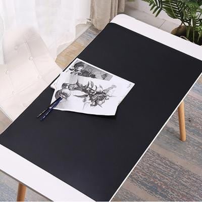 Water Resistant PU Leather Desk Mat with Textured Surface for Writing Typing and Drawing