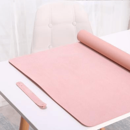 Water Resistant PU Leather Desk Mat with Textured Surface for Writing Typing and Drawing