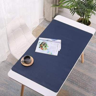 Water Resistant PU Leather Desk Mat with Textured Surface for Writing Typing and Drawing