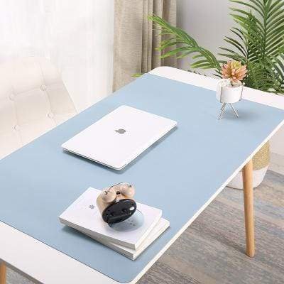 Water Resistant PU Leather Desk Mat with Textured Surface for Writing Typing and Drawing