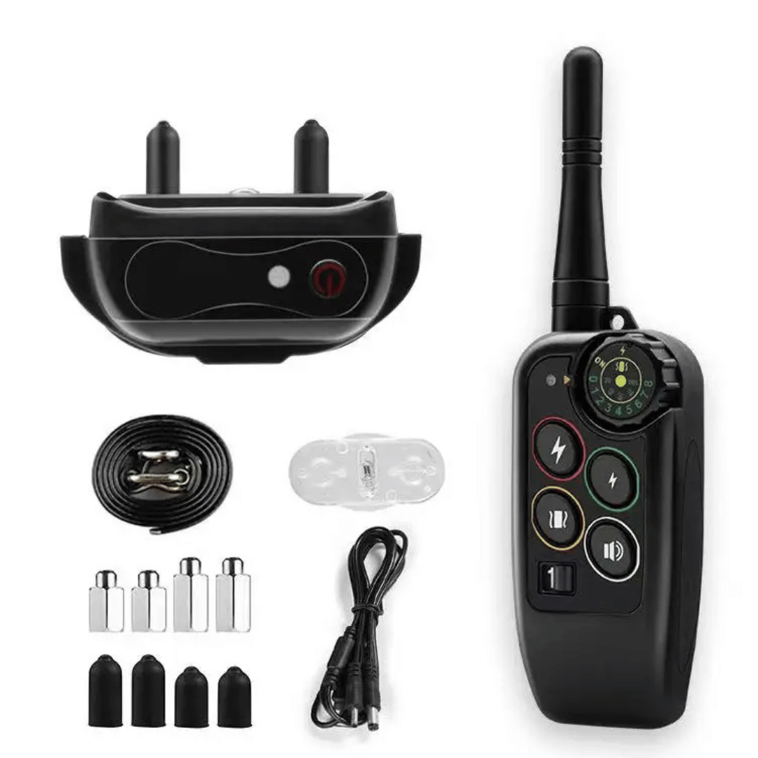 Waterproof 1000m Dog Training Collar with Remote Control