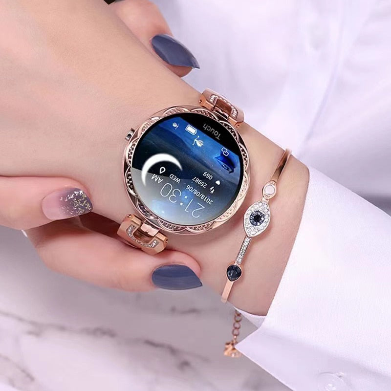 Waterproof Fitness Smartwatch for Women with Health and Activity Tracking