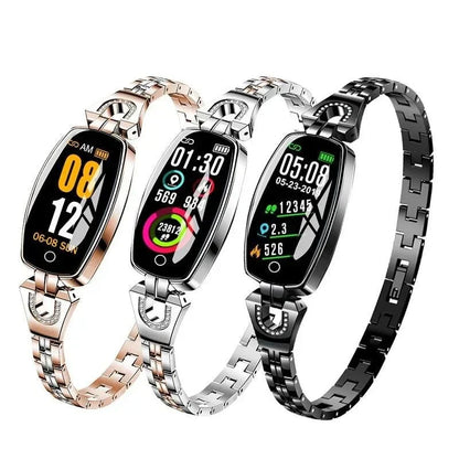 Waterproof Fitness Tracker Smart Bracelet with Heart Rate and Activity Monitoring for Women