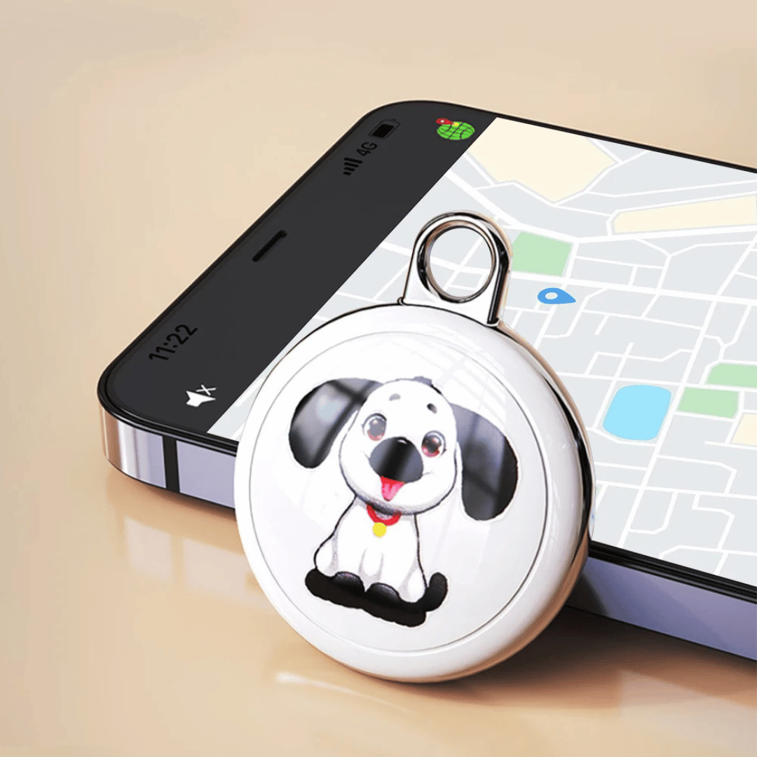 Waterproof Pet GPS Tracker with Real-Time Bluetooth Location Monitoring and Sound Alarm