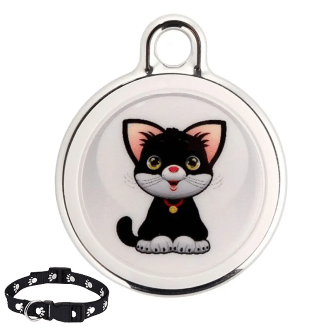 Waterproof Pet GPS Tracker with Real-Time Bluetooth Location Monitoring and Sound Alarm