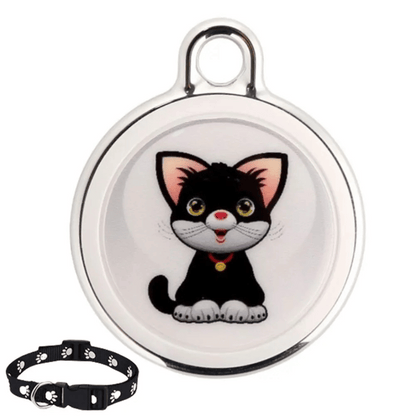 Waterproof Pet GPS Tracker with Real-Time Bluetooth Location Monitoring and Sound Alarm