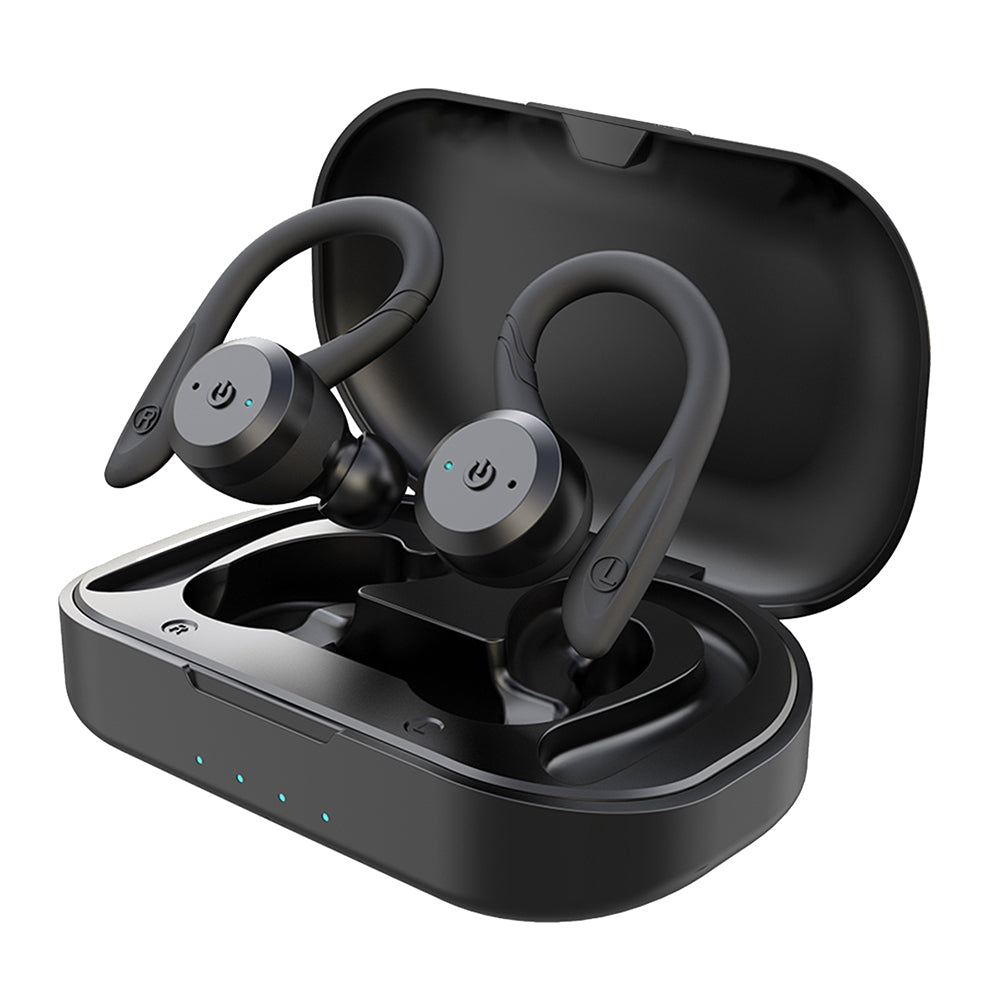 Waterproof Wireless Sports Earbuds with 20-Hour Battery Life
