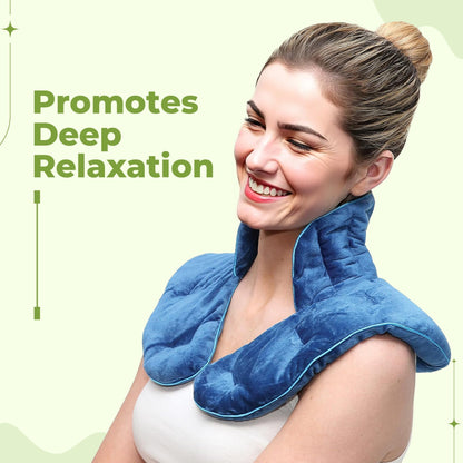 Weighted Neck and Shoulder Wrap with Hot and Cold Use for Relaxation