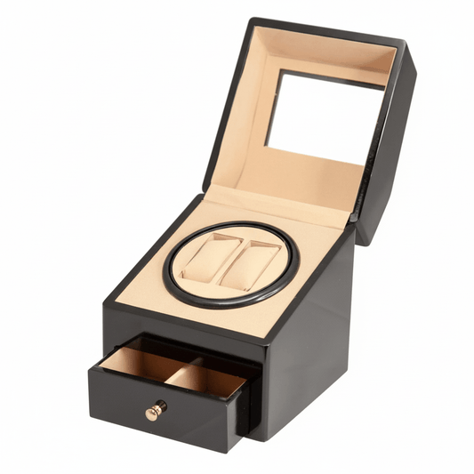 Werlona – Automatic Watch Winder with Dual Storage and Top Display Window