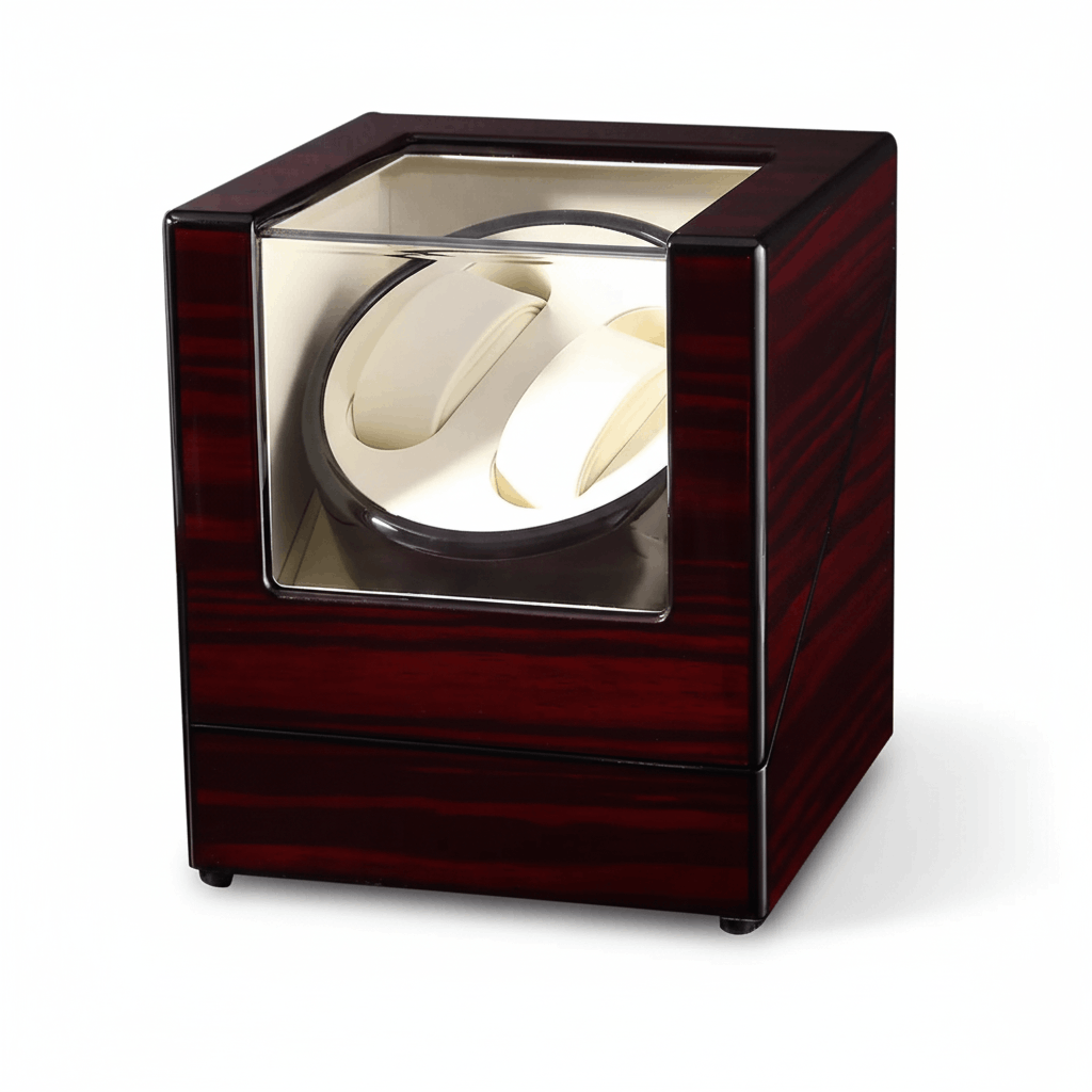 Werlona – Wooden Automatic Watch Winder with Display Case