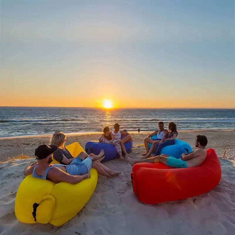 Werlona – Inflatable Air Lounger for Outdoor Relaxation and Comfort