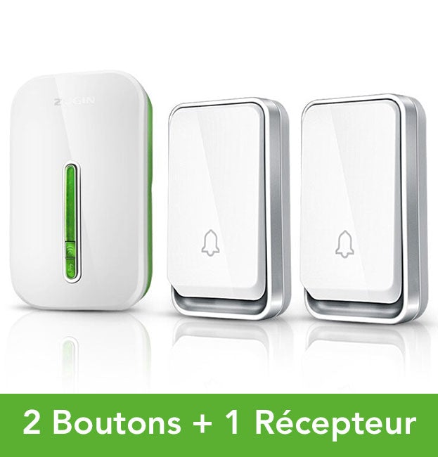 Wireless Battery-Free Doorbell with IP44 Weather Resistance