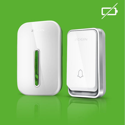 Wireless Battery-Free Doorbell with IP44 Weather Resistance