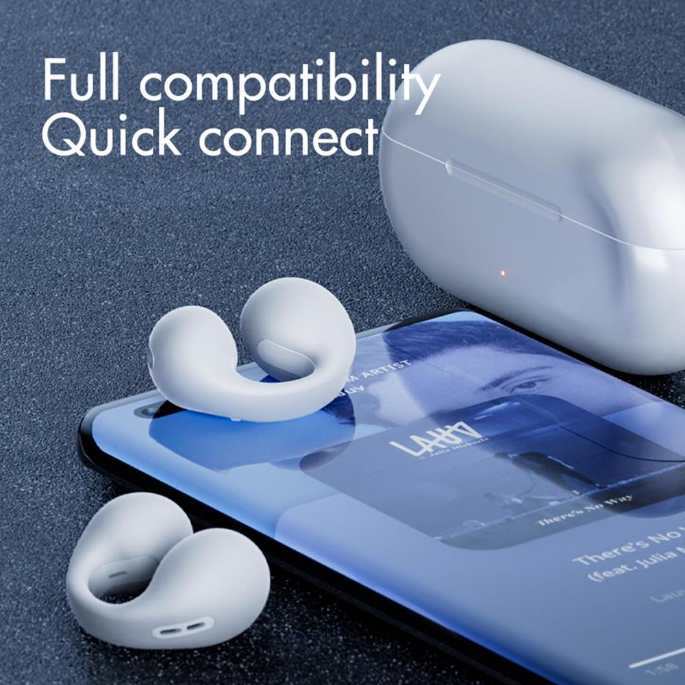 Wireless Bone Conduction Earphones with Open-Ear Design
