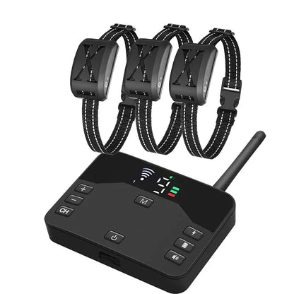 Wireless Dog Fence System with Adjustable Waterproof Training Collar